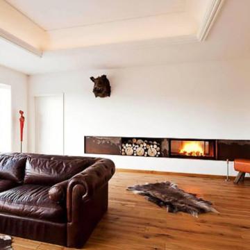 Каминная топка Brunner Architektur-Kamin Tunnel 53/121, гильотина