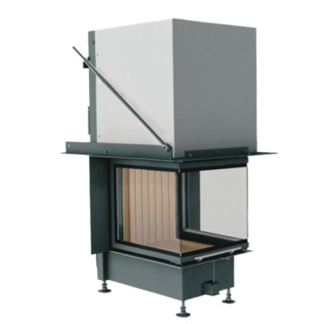 Каминная топка Brunner Panorama 42/42/42/42, трёхсторонняя