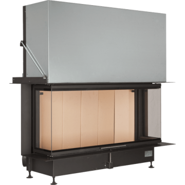 Каминная топка Brunner Panorama 57/25/121/25, трёхсторонняя Каминная топка Brunner Panorama 57/25/121/25, трёхсторонняя