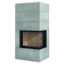 Каминная топка Brunner BSK-02 57/67/44, угловая, гильотина