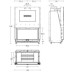 Камин топка Piazzetta-ME-90-44