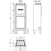 Камин топка Piazzetta-HT-650