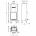 Камин топка Piazzetta-HT-655T