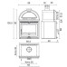 Камин топка Piazzetta-E-65-58MF