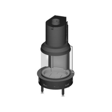 Каминная топка Spartherm Magic с боковым открытием с помощью электромотора