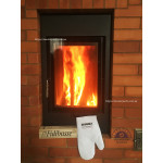 Харьков. Печь с топкой Brunner HKD 2.2 классическая отделка огнеупорный кирпич. Примеры работ. Харьков. Печь с топкой Brunner HKD 2.2 классическая отделка огнеупорный кирпич. Примеры работ.