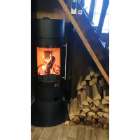 Печь - Каминофен в Харькове HAAS & SOHN OVALIS GRANDE с установкой.