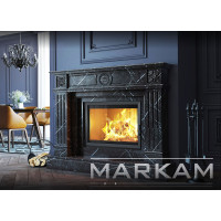 Мраморный каминный портал - облицовка камина печи - Markam "Дави"