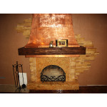 Харьков. Изысканный камин с облицовкой из кованной меди. Харьков. Изысканный камин с облицовкой из кованной меди.