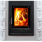 Харьков. Печь с топкой Brunner HKD 4 отделка изразец слоновая кость. Харьков. Печь с топкой Brunner HKD 4 отделка изразец слоновая кость.