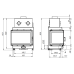 Fireplace insert Gavryliv&Sons 72x48x52
